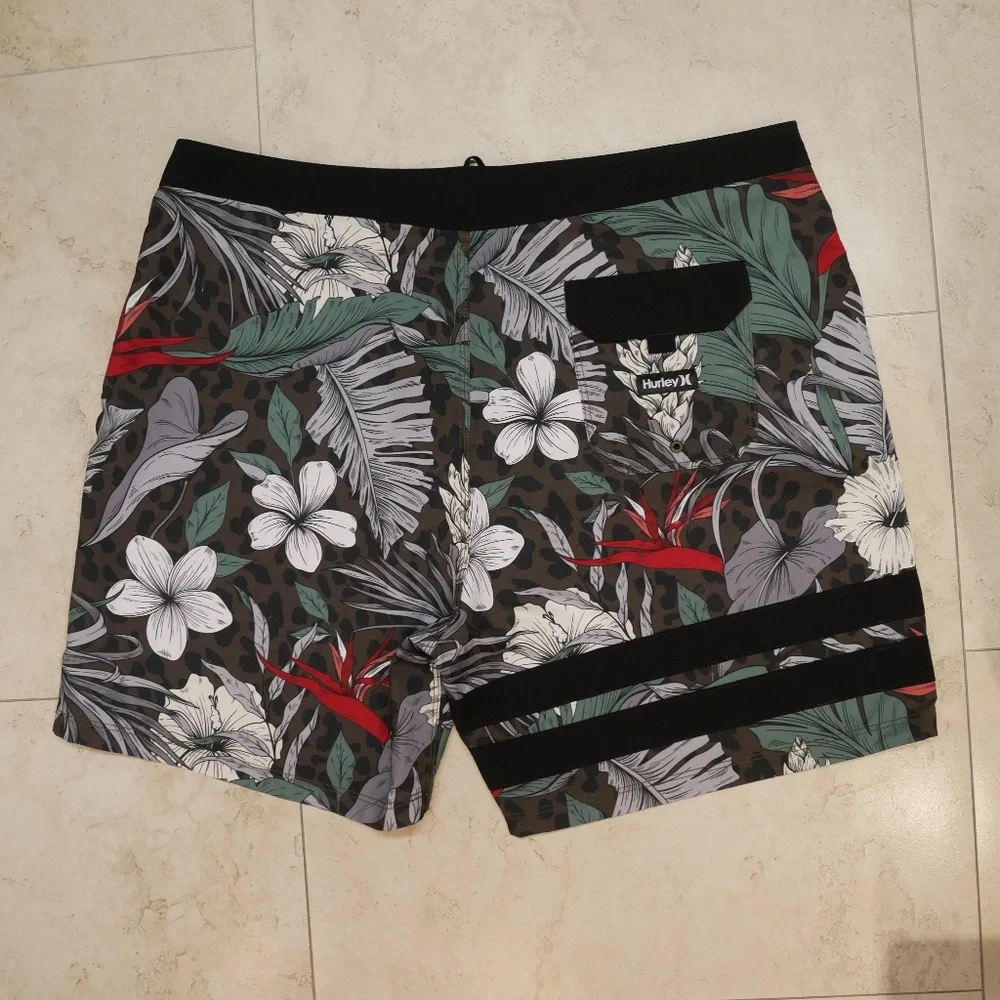 Hurley Mens Phantom Floral 18" Boardshorts NWOT~ - Picture 6 of 8